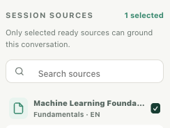 Prototype source selection: one selected source, Machine Learning Foundations